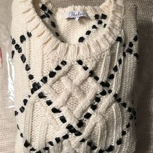 Parker Cropped Cable Pullover